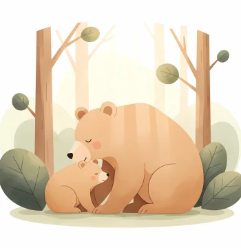 Affiche « L'Ours Protecteur »