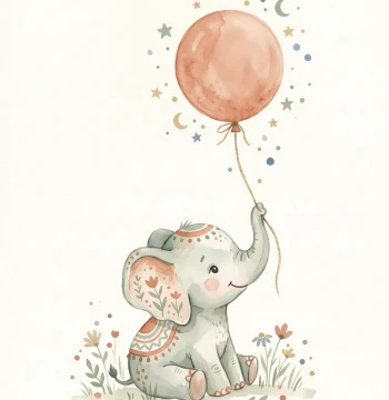 Affiche « Le Petit Éléphant »